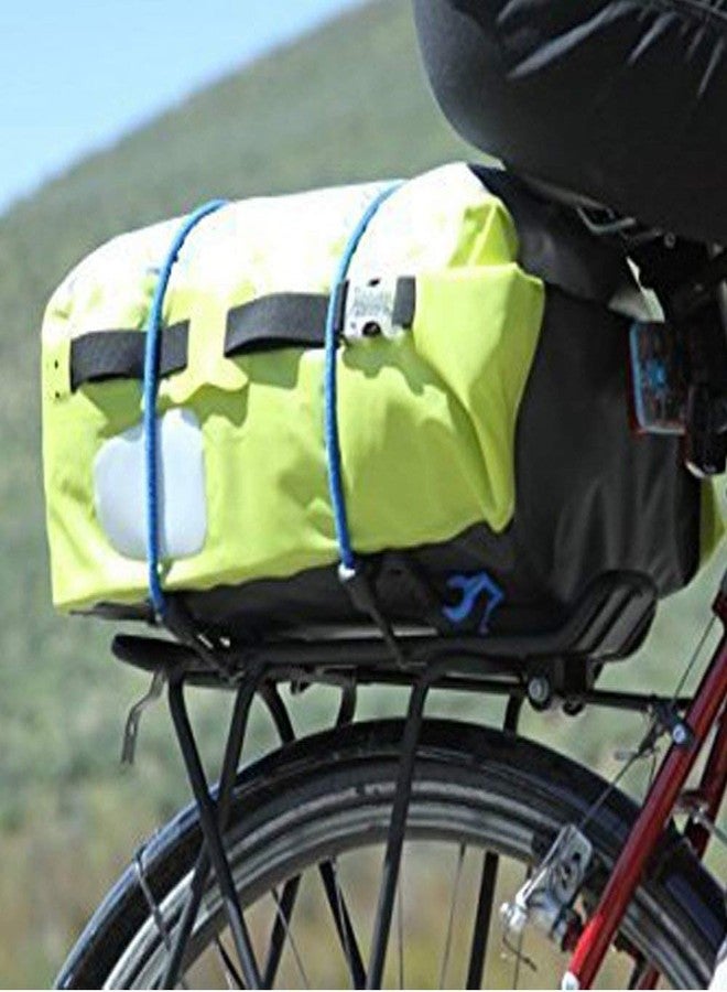 G.FIDEL أحزمة أمتعة مطاطية مضفرة من جي. فيديل مزودة بخطافات، سعة تحميل ٢٥ كجم، للدراجات الهوائية والنارية، عبوة من قطعتين، لون عشوائي - Image 5